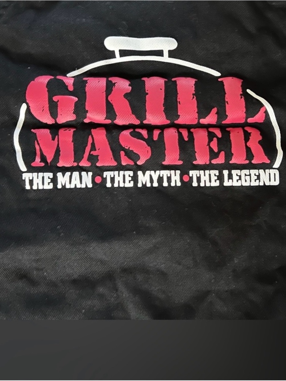 Grill Master Black Apron with Pink Logo - Men Accessories